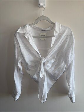 Abercrombie & Fitch White Button Down Shirt